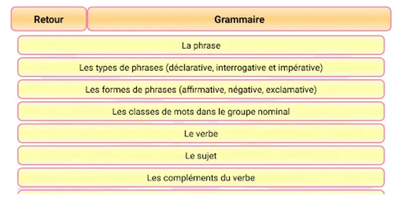 Français CE2 android App screenshot 6